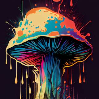 Mushroom phone wallpaper
