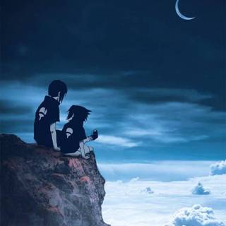 Itachi and Sasuke iPhone wallpaper