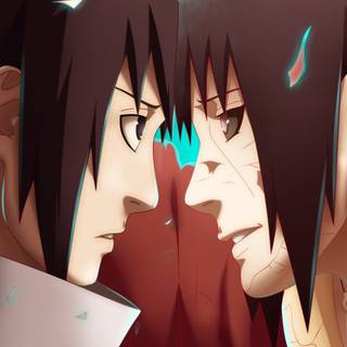 Itachi and Sasuke iPhone wallpaper