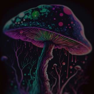 Mushroom phone wallpaper