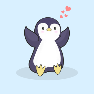 Penguin iPhone wallpaper