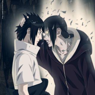 Itachi and Sasuke iPhone wallpaper