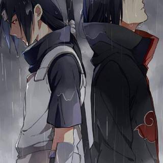 Itachi and Sasuke iPhone wallpaper