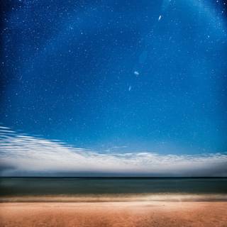 Stars and ocean wallpaper