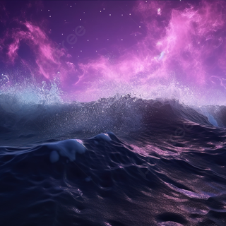Stars and ocean wallpaper