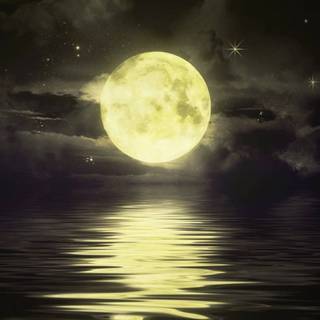 Stars and ocean wallpaper