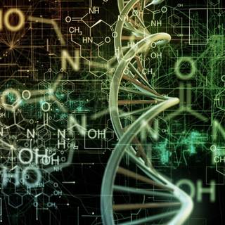 Science green wallpaper