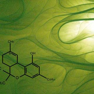 Science green wallpaper