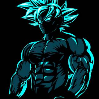 Goku training wallpaper