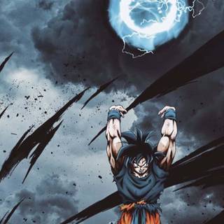 Goku training wallpaper