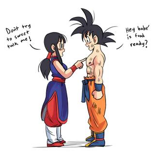 Goku training wallpaper