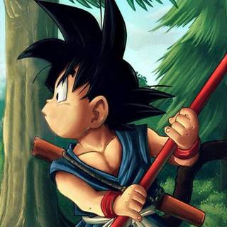 Goku training wallpaper