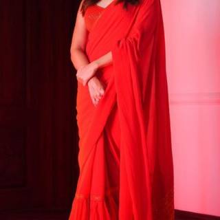 Alia Bhatt saree wallpaper