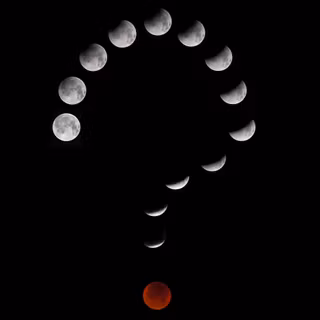 Moon phases 4k wallpaper