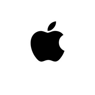 Apple logo white wallpaper