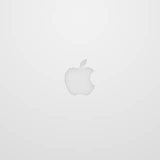 Apple logo white wallpaper