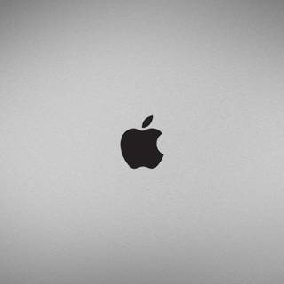 Apple logo white wallpaper