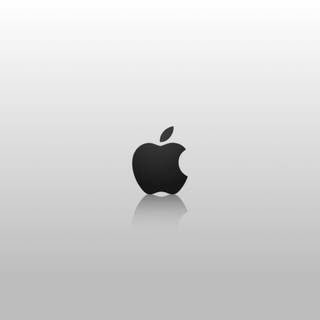 Apple logo white wallpaper