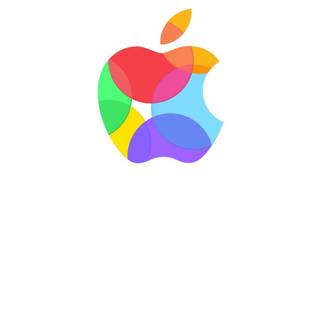Apple logo white wallpaper