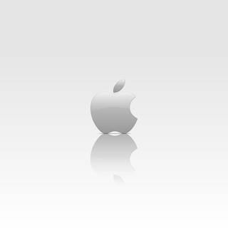 Apple logo white wallpaper
