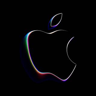 Apple logo white wallpaper