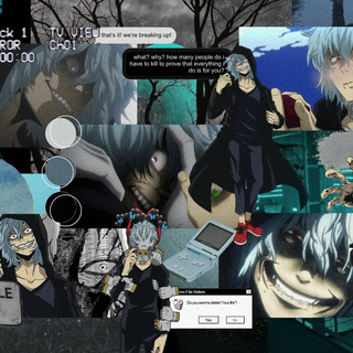 Desktop Shigaraki aesthetic wallpaper