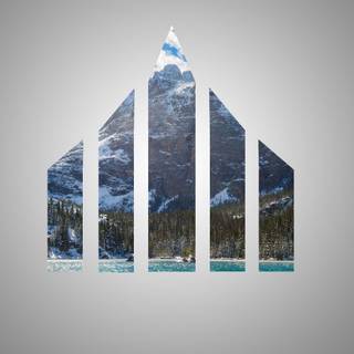 4k minimal mountain wallpaper