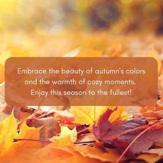 Autumn poem wallpaper