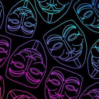 Theatre mask wallpaper
