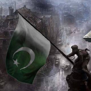 Pakistan flag desktop wallpaper