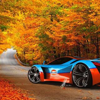 Ferrari autumn wallpaper