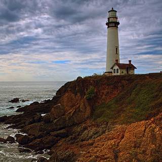 Lighthouse autumn wallpaper