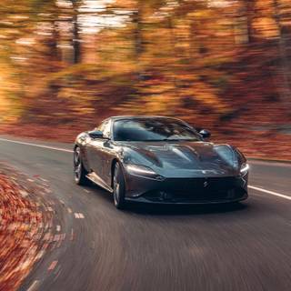 Ferrari autumn wallpaper