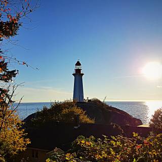 Lighthouse autumn wallpaper