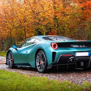 Ferrari autumn wallpaper