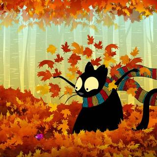 Autumn Disney laptop wallpaper