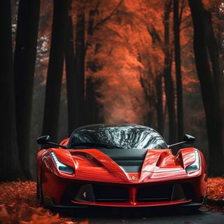 Ferrari autumn wallpaper