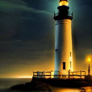 Lighthouse autumn wallpaper