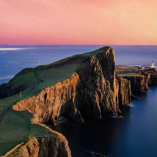 Lighthouse autumn wallpaper