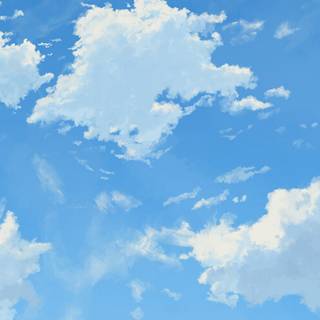 Blue anime iPhone wallpaper