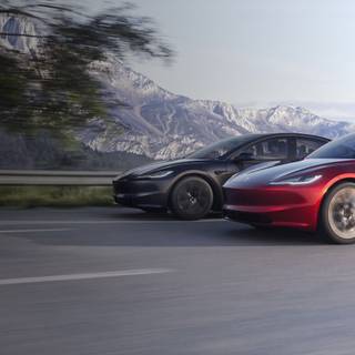 Tesla autumn wallpaper