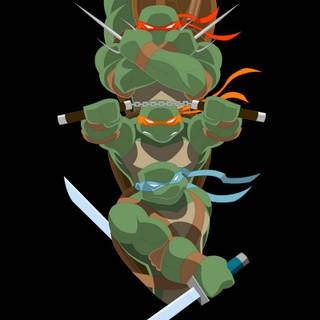 Ninja Turtles iPhone wallpaper