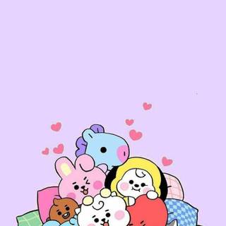 BT21 iPhone wallpaper