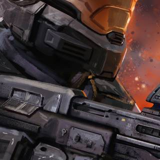 Halo Reach phone wallpaper