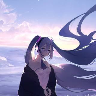 Miku iPhone wallpaper