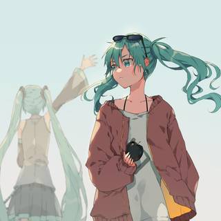 Miku iPhone wallpaper