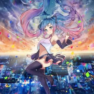 Miku iPhone wallpaper