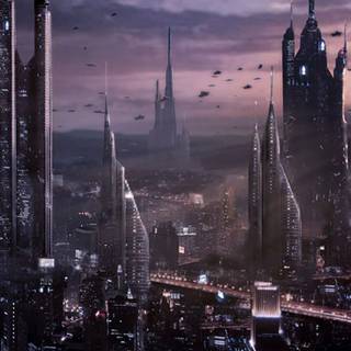 Futuristic iPhone wallpaper