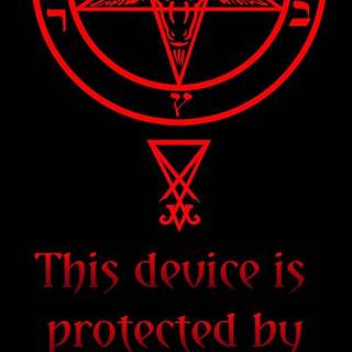 Satan phone wallpaper