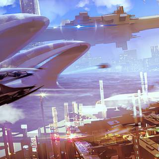 Futuristic iPhone wallpaper